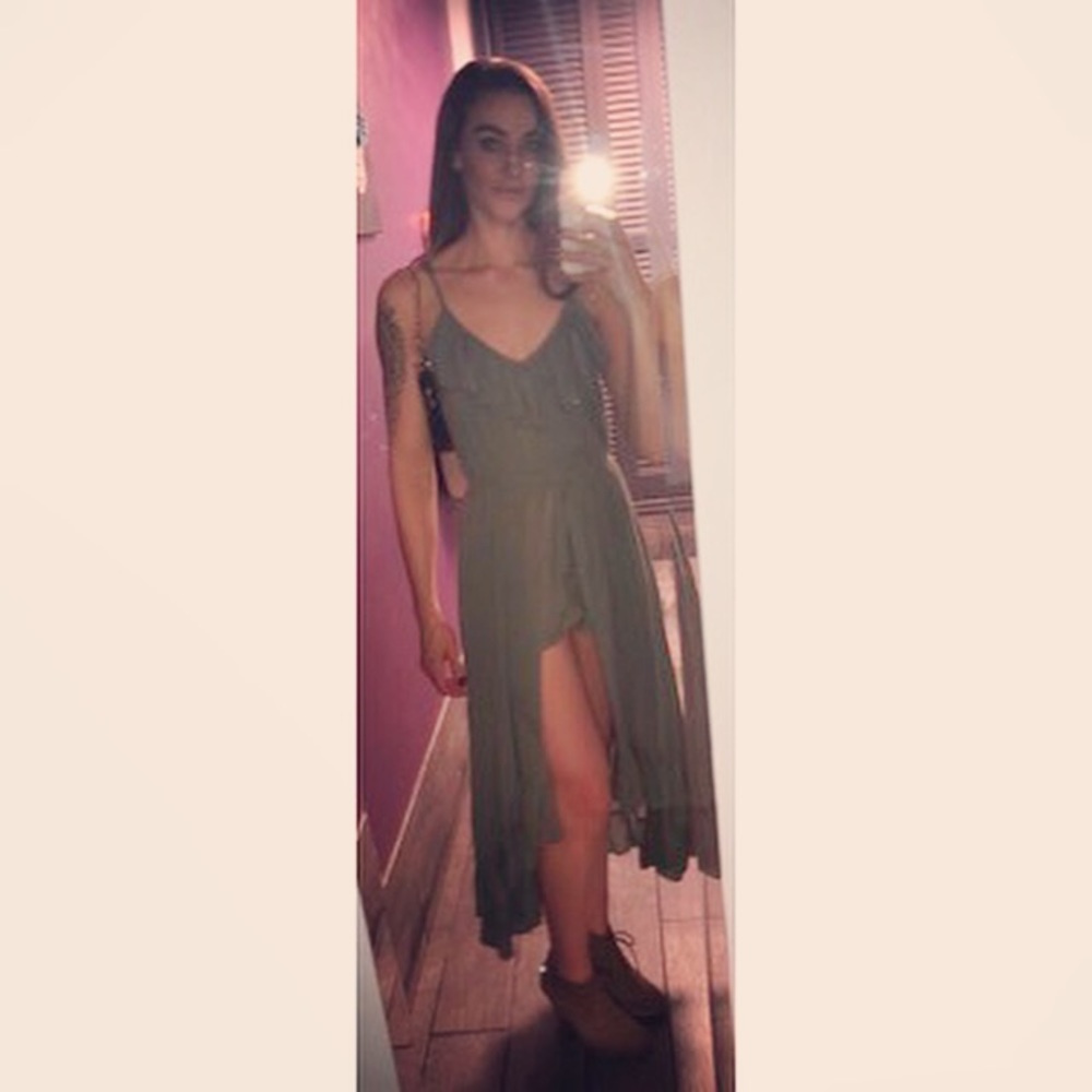 Derek heart high low dress size M